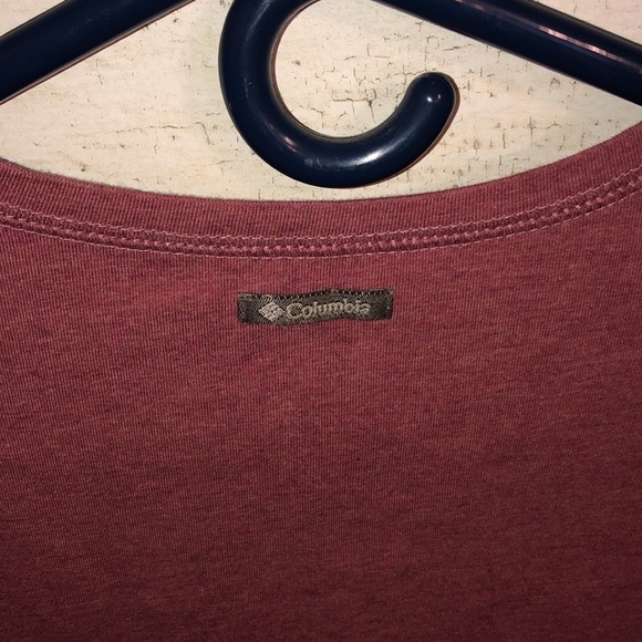 Columbia red long sleeve top Columbia shirt size large in kids outdoor wear​​ - Picture 5 of 5
